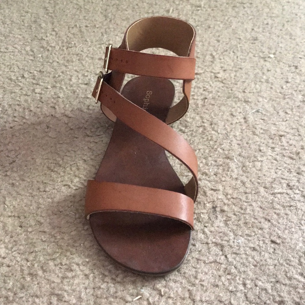 Brown strappy sandals - Picture 2 of 4